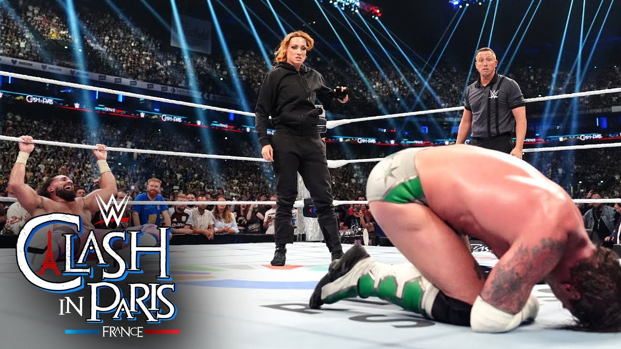Becky Lynch SAVES Seth Rollins from defeat in absolute shocker: Clash in Paris 2025 highlights 26 hq720 4068
