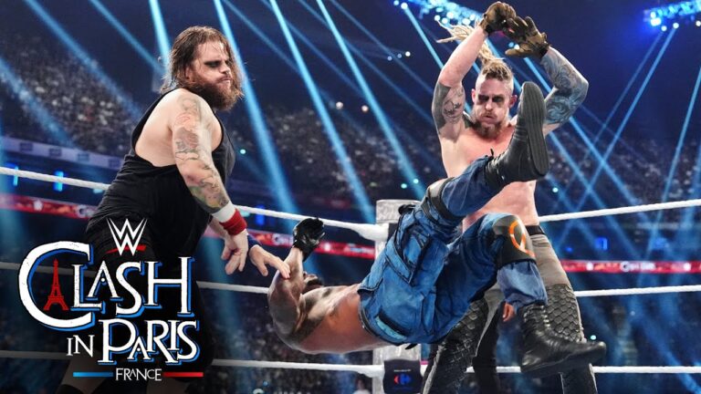 The Wyatt Sicks vs. The Street Profits | WWE Tag Team Title Match: Clash in Paris 2025 highlights hq720
