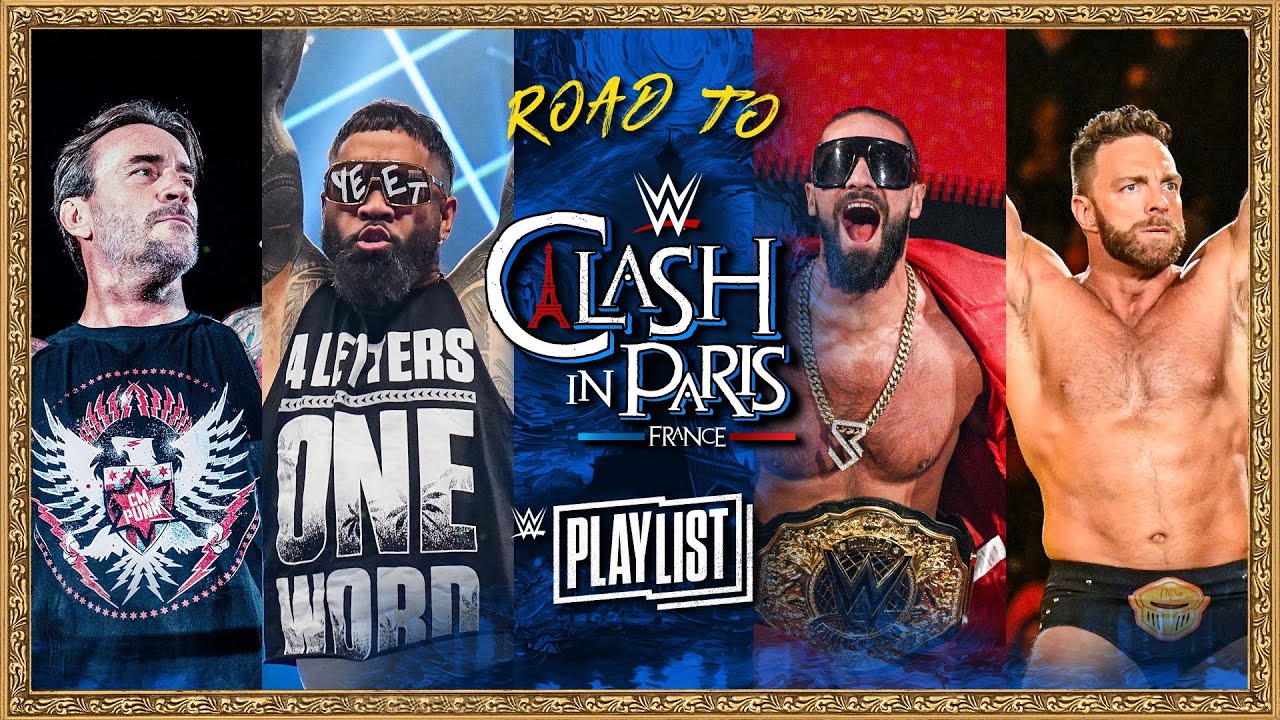 World Heavyweight Title Fatal 4-Way Match | Road to Clash in Paris: WWE Playlist 28 hq720 4097