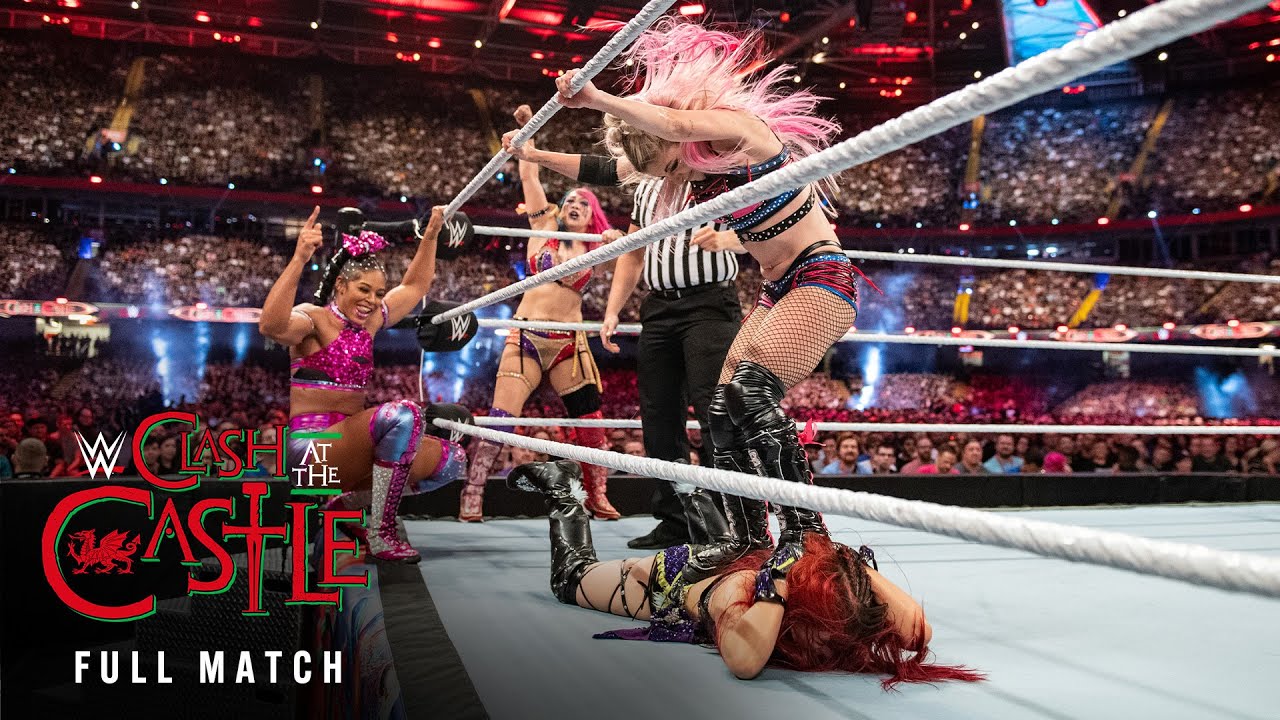 FULL MATCH: Bianca Belair, Asuka & Alexa Bliss vs. Damage CTRL: Clash at the Castle 2022 24 hq720 4106