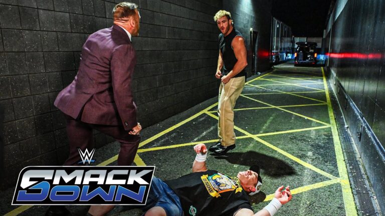 Logan Paul executes a surprise attack on John Cena: SmackDown highlights, Aug. 22, 2025 hq720