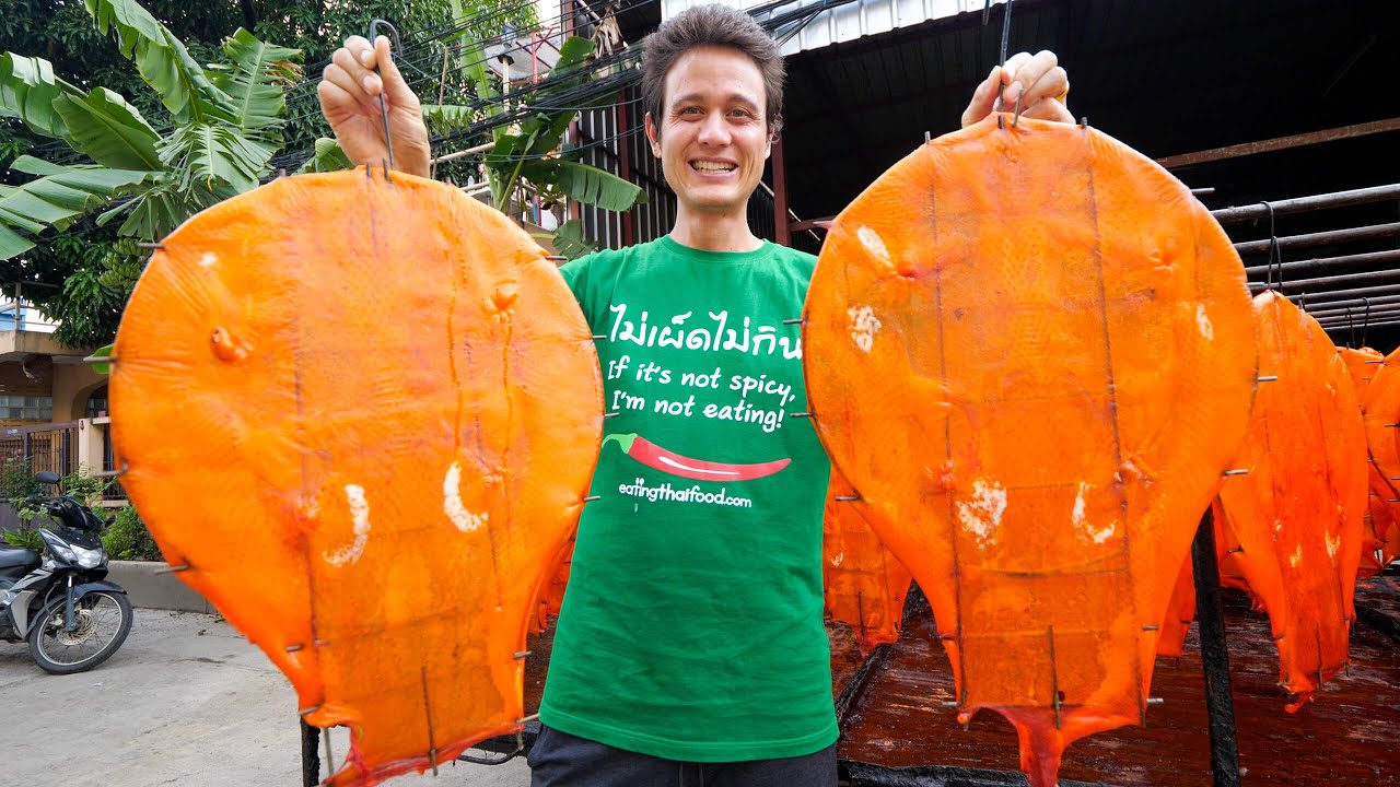 Unique Thai Food - DUCK GUITAR!! Extreme Crispy Skin in Bangkok! 27 hq720 417