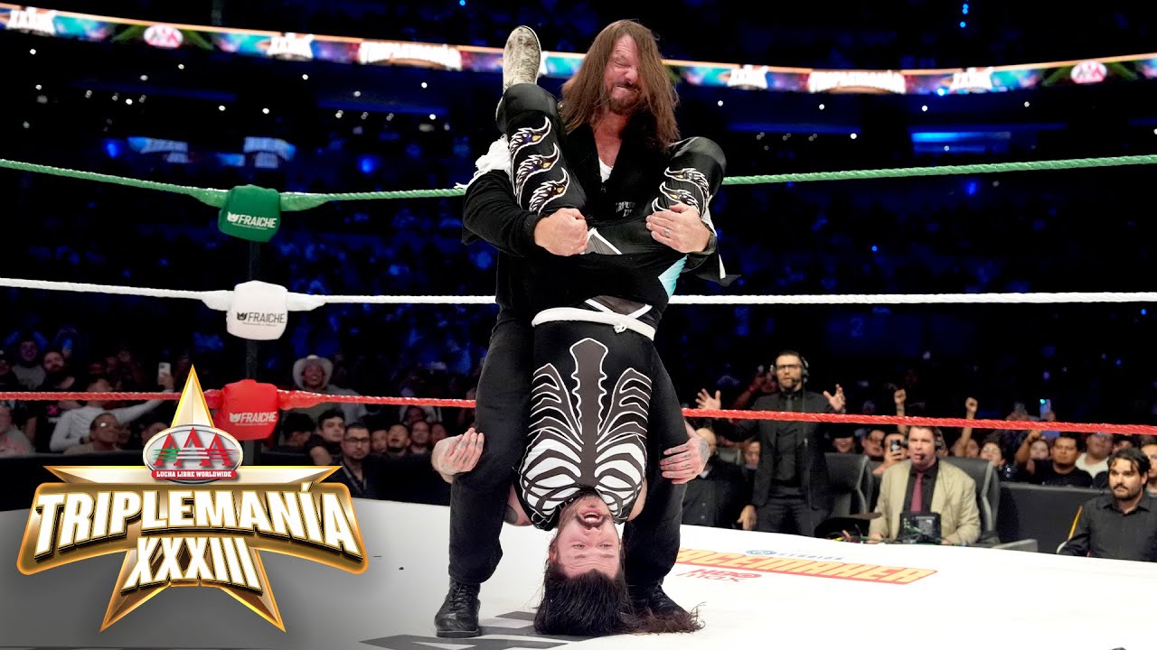 AJ Styles costs Dominik Mysterio chance to win AAA Mega Title: Triplemanía XXXIII highlights 29 hq720 4205