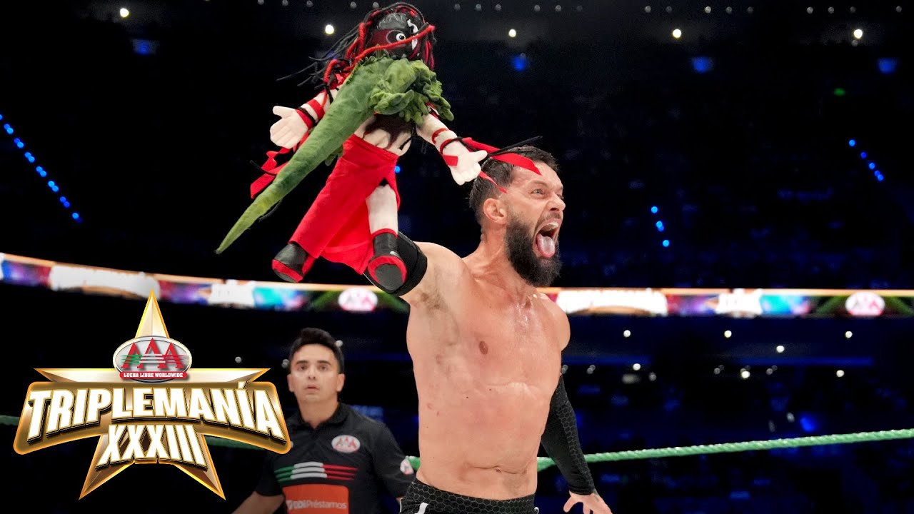 GRAPHIC WARNING: Finn Bálor unveils Demonito and it EATS the Iguana: Triplemanía XXXIII highlights 28 hq720 4210