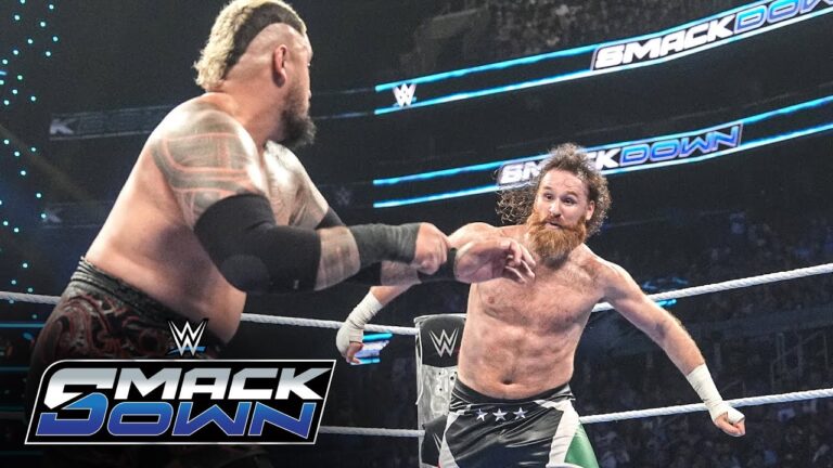 FULL MATCH: Sami Zayn, Jacob Fatu & Jimmy Uso vs. The MFTs: SmackDown, Aug. 15, 2025 hq720