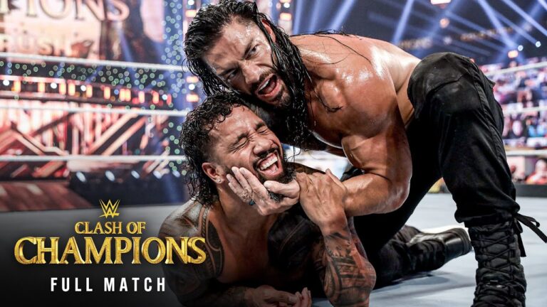 FULL MATCH: Roman Reigns vs. Jey Uso | Universal Title Match: WWE Clash of Champions 2020 hq720