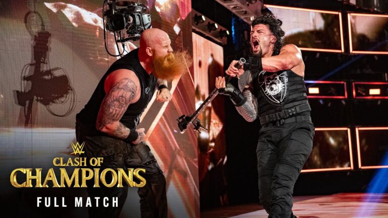 FULL MATCH: Roman Reigns vs. Erick Rowan | No Disqualification Match: WWE Clash of Champions 2019 hq720
