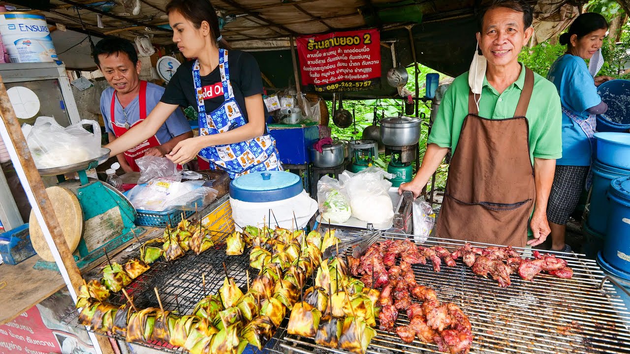 Street Food MEAT SWEATS!! Roadside BREAKFAST in Chiang Mai! | ลาบเนื้อดิบ 23 hq720 430