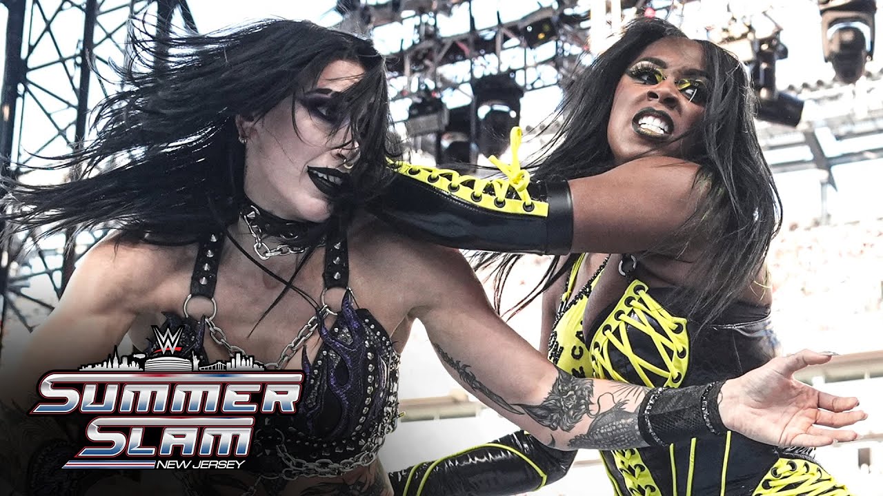 Naomi vs. Rhea Ripley vs. IYO SKY | Women's World Title Match: SummerSlam 2025 highlights 29 hq720 4329