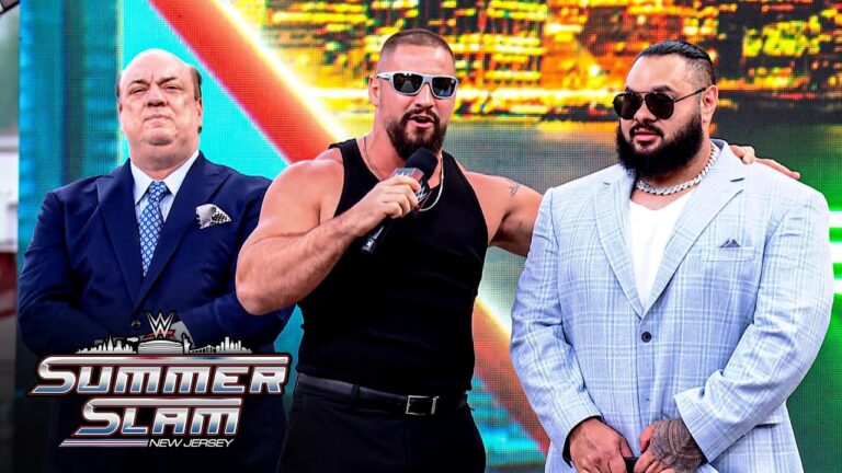 Bronson Reed gloats with Roman Reigns' sneakers: SummerSlam 2025 Kickoff, Aug. 1, 2025 hq720