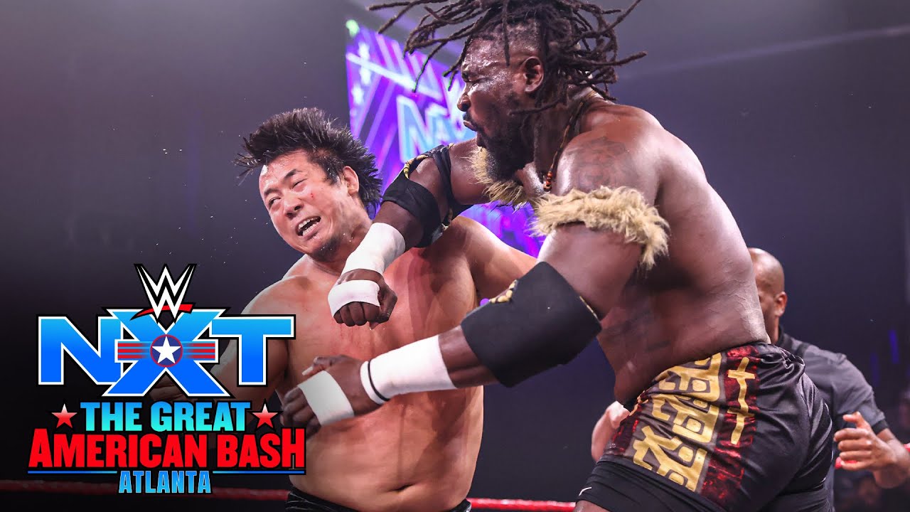 Oba Femi vs. Yoshiki Inamura | NXT Title Match: Great American Bash 2025 highlights 24 hq720 4561