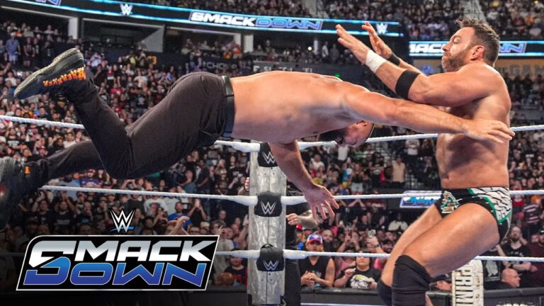Bron Breakker and Bronson Reed take out LA Knight: SmackDown, July 11, 2025 hq720