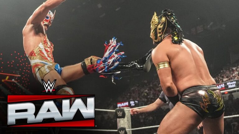El Grande Americano steals a win over Dragon Lee: Raw highlights, July 7, 2025 hq720