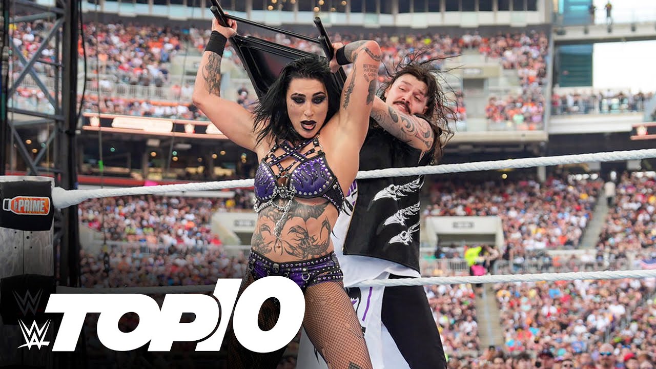 Mischievous moments of the past year: WWE Top 10, June 22, 2025 26 hq720 4741