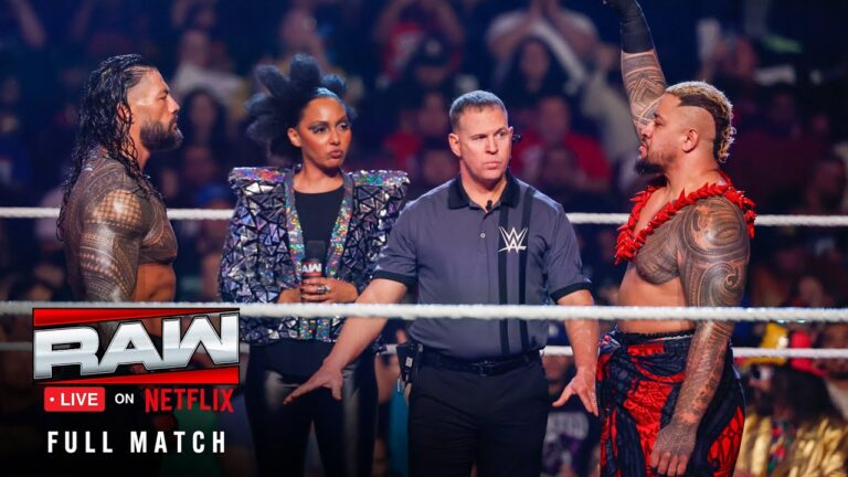 FULL MATCH: Roman Reigns vs. Solo Sikoa | Tribal Combat for Ula Fala: Raw on Netflix premiere hq720