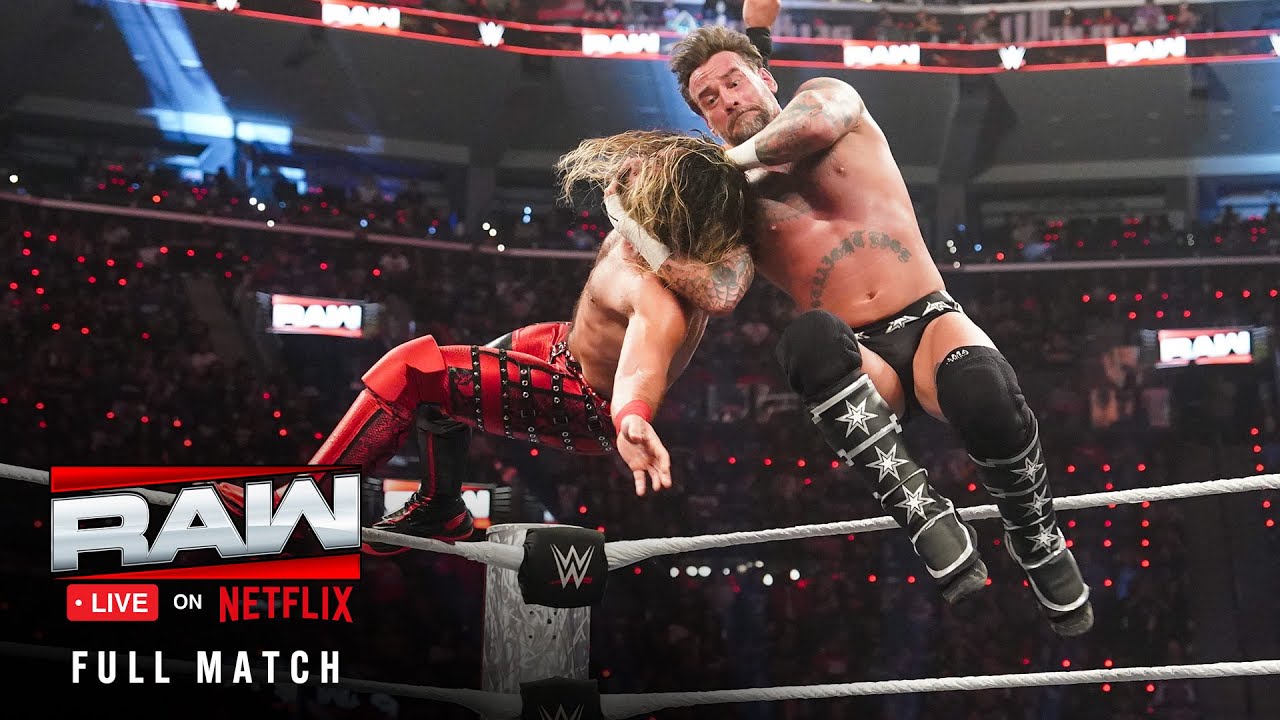 FULL MATCH: CM Punk vs. Seth Rollins: Raw on Netflix premiere, Jan. 6, 2025 15 hq720 4846