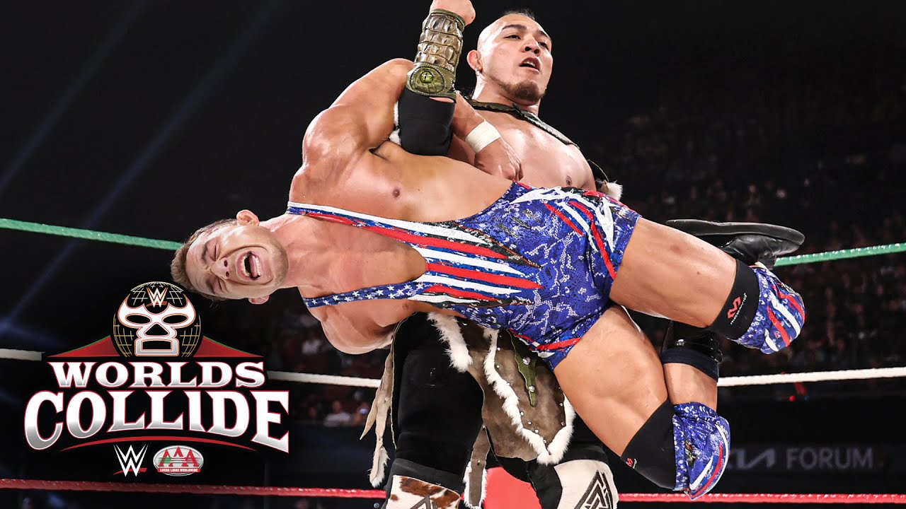 El Hijo del Vikingo vs. Chad Gable | AAA Mega Championship Match: Worlds Collide 2025 highlights 30 hq720 4868