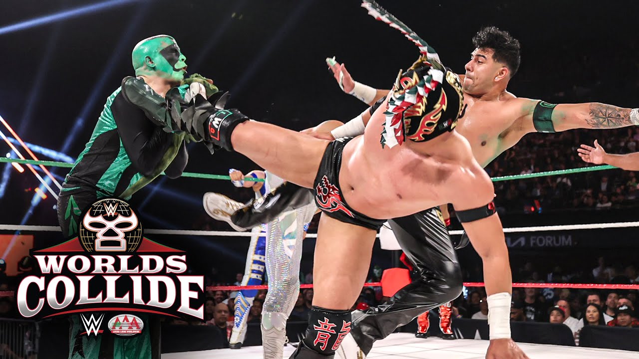 The LWO & Lince Dorado vs. Octagón Jr., Aero Star & Mr. Iguana: Worlds Collide 2025 highlights 28 hq720 4874