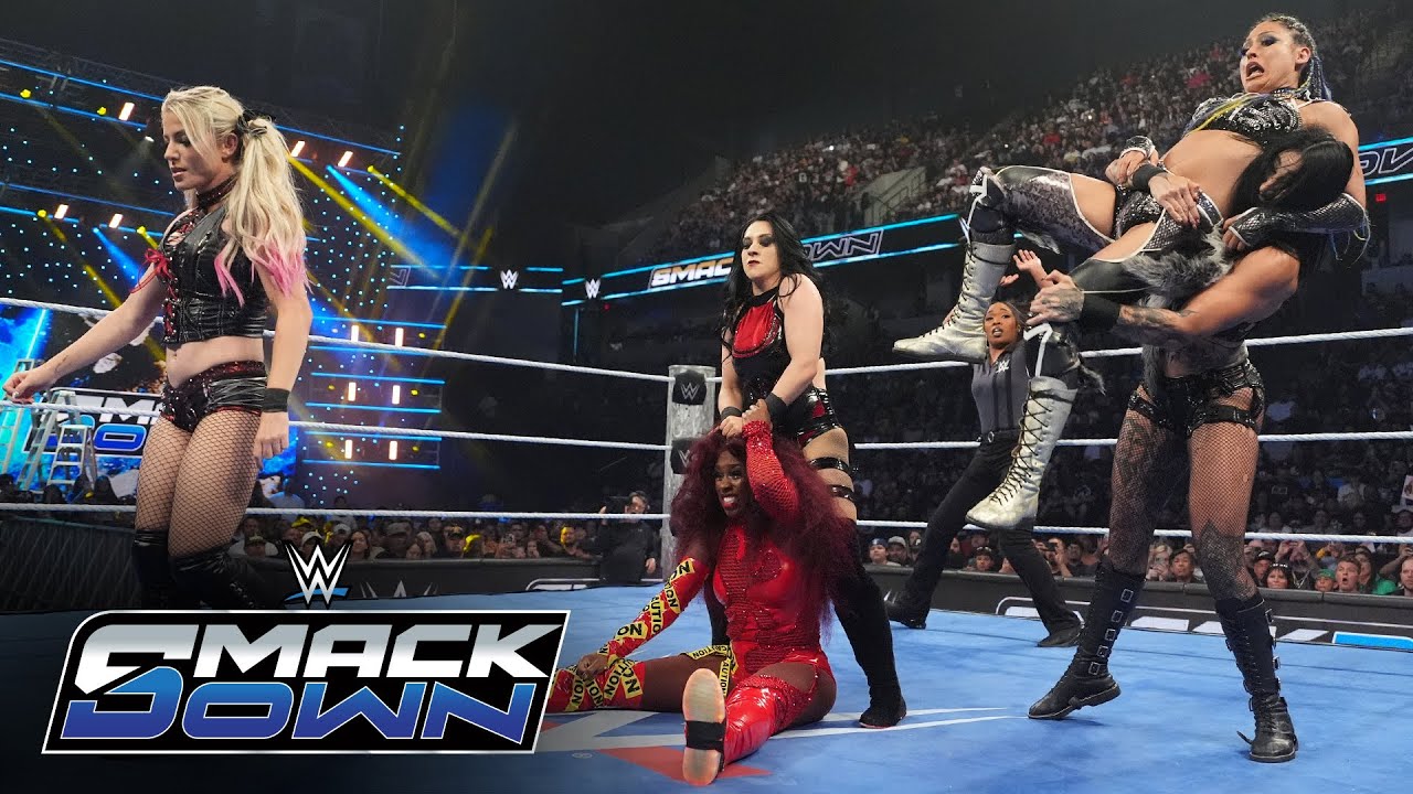 Ripley, Bliss & Vaquer vs. Naomi, Perez & Giulia: SmackDown highlights, June 6, 2025 26 hq720 4884