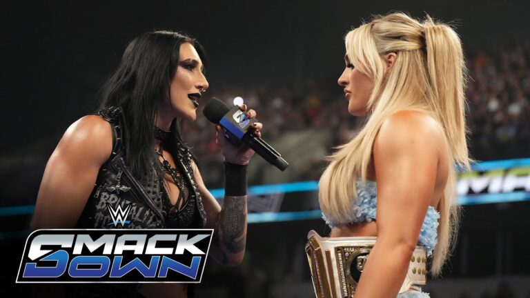 Tiffany Stratton comes face-to-face with Rhea Ripley: SmackDown highlights, June 6, 2025 hq720