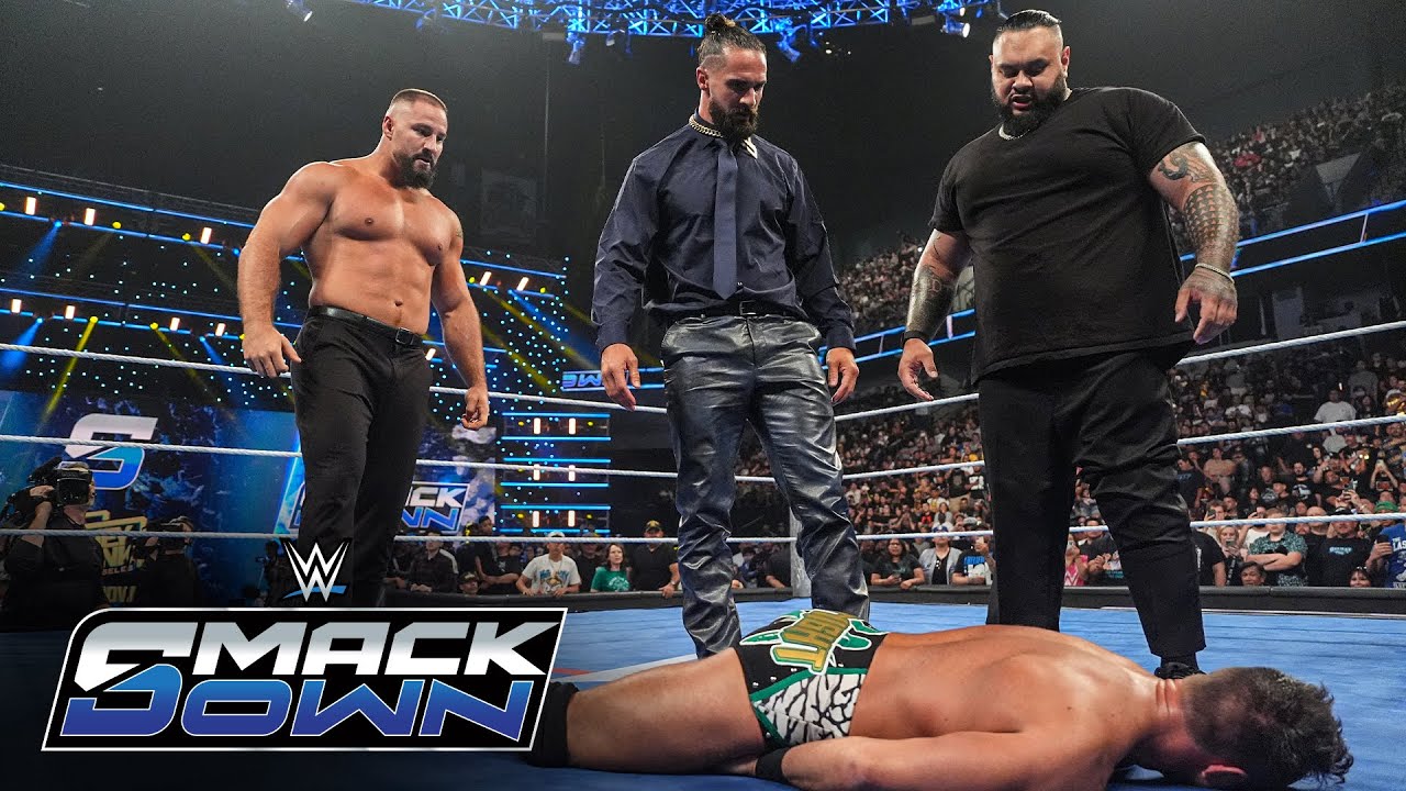 Seth Rollins and company lay waste to LA Knight: SmackDown highlights, June 6, 2025 24 hq720 4887