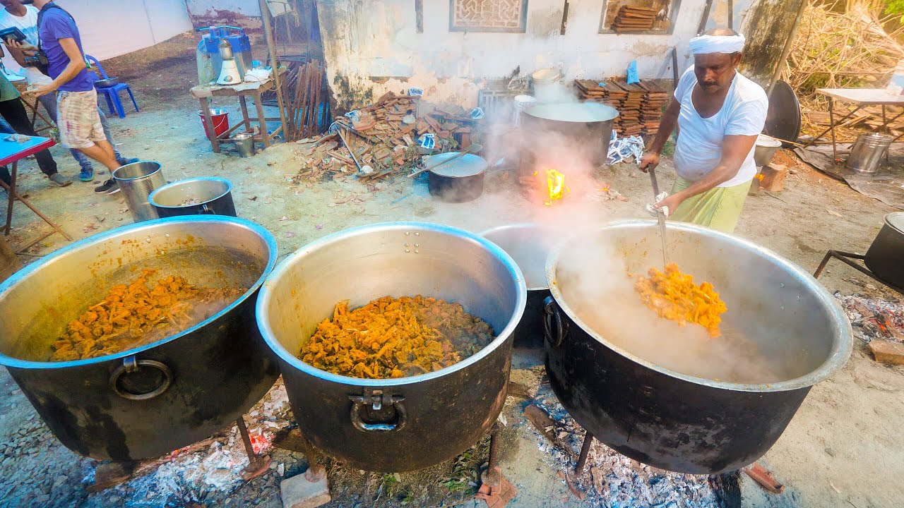 Biryani for 2,000!! | HUGE INDIAN FOOD Celebration - Malabar Coast, Kerala, India! 22 hq720 497