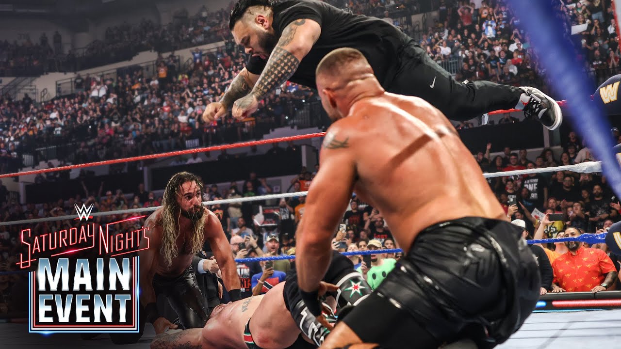 Bronson Reed aligns with Seth Rollins & Bron Breakker: Saturday Night’s Main Event 2025 24 hq720 5011