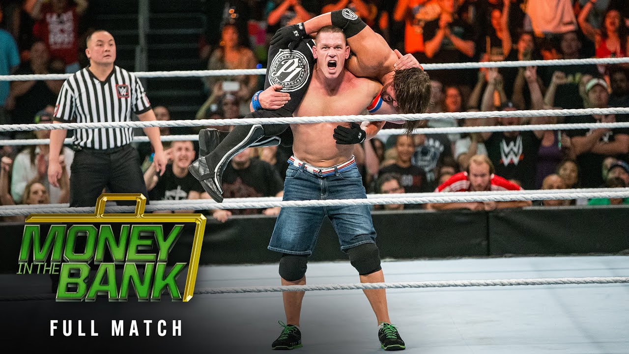 FULL MATCH: John Cena vs. AJ Styles: WWE Money in the Bank 2016 15 hq720 5033