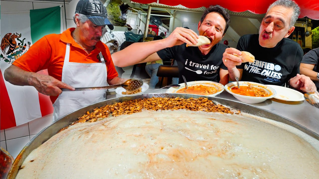 Mexican Street Food!! INSANE BUBBLE BATH TACOS in Guadalajara, Mexico!! 25 hq720 51