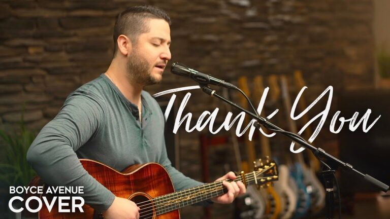 Thank You - Dido (Boyce Avenue acoustic cover) on Spotify & Apple hq720