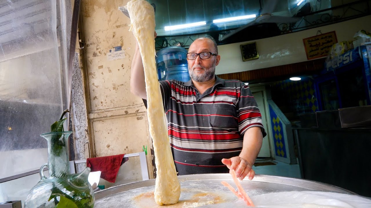 Lebanon Street Food - MELTED CHEESE WATERFALL + Ultimate Food Tour in Tripoli! 11 hq720 533