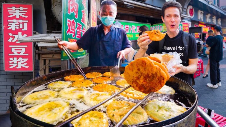 China Street Food Heaven!! 14-Hour CHINESE FOOD TOUR in Xi’an, China!! hq720