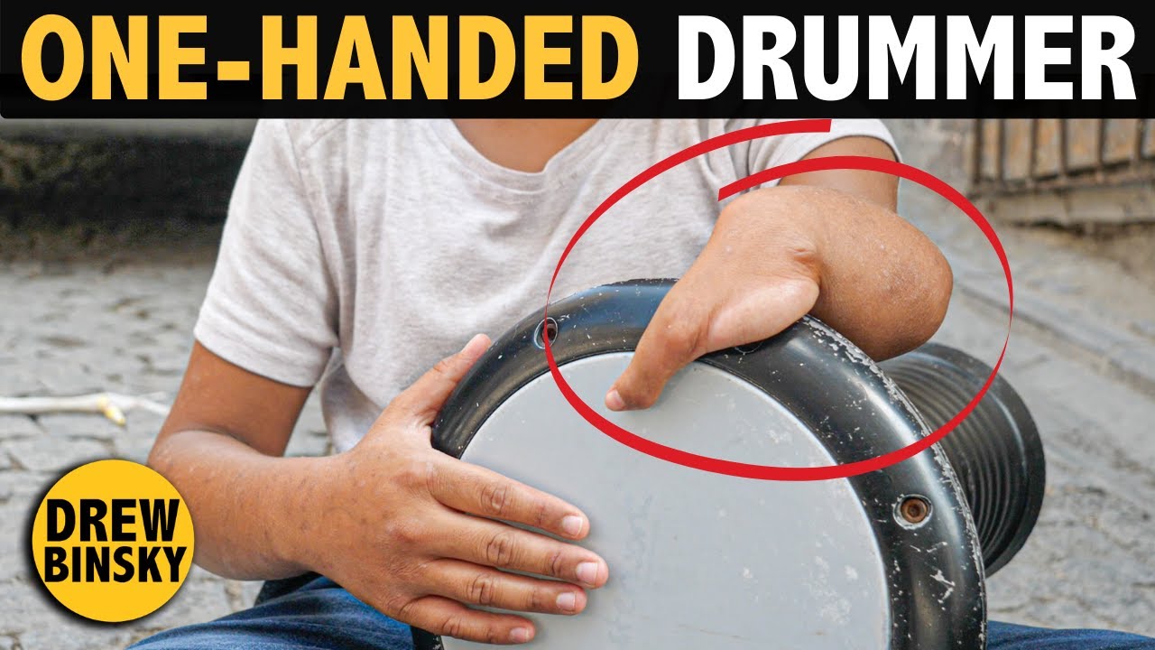 The ONE-HANDED DRUMMER (amazing talent!) 24 hq720 748