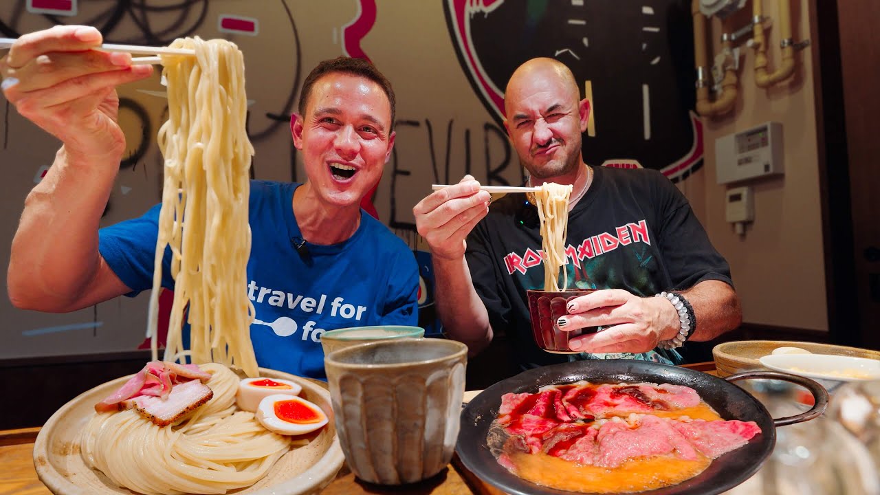 DEATH LEVEL RAMEN in Tokyo!! ️ w/ Ramen Beast (He's Eaten 4,000 Bowls of Ramen!!) 22 hq720 89