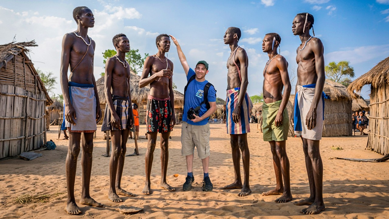 TALLEST HUMANS ON EARTH (South Sudan) - 7.5 FEET! 13 hq720 955