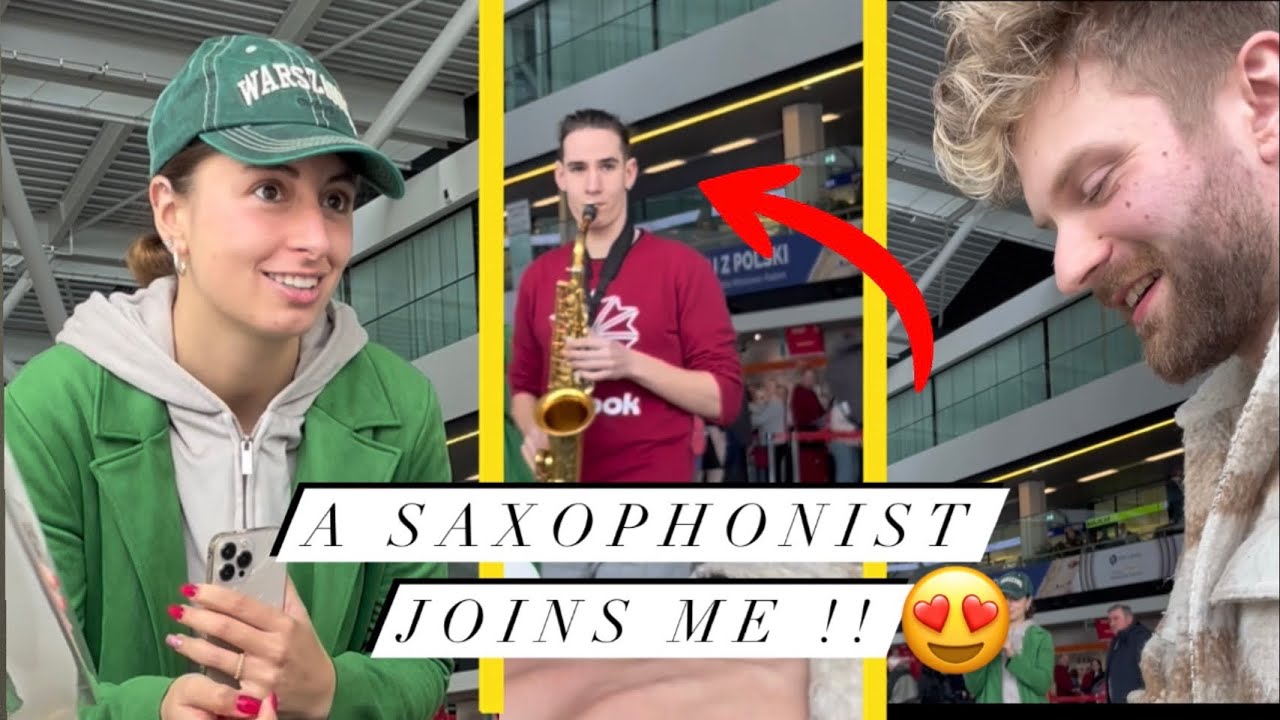 I met a SAXOPHONIST at the AIRPORT !!   (Full Version)