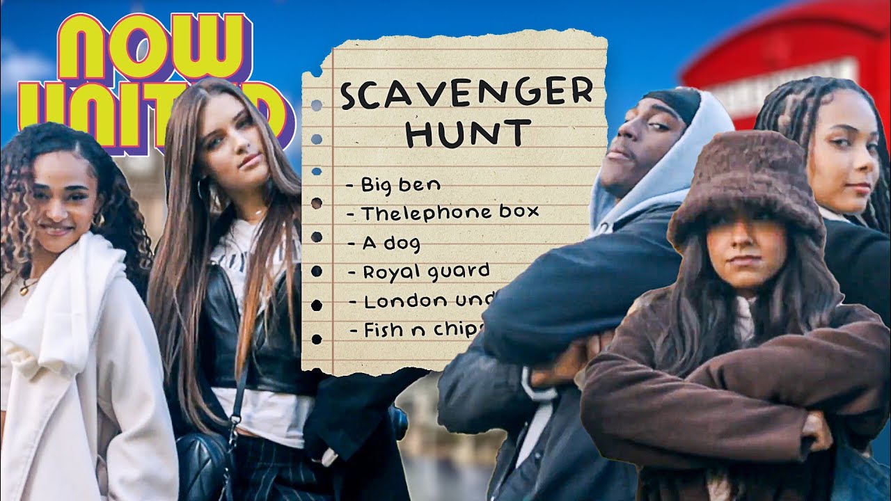 We did a SCAVENGER HUNT in LONDON!!!   – This Week with Now United