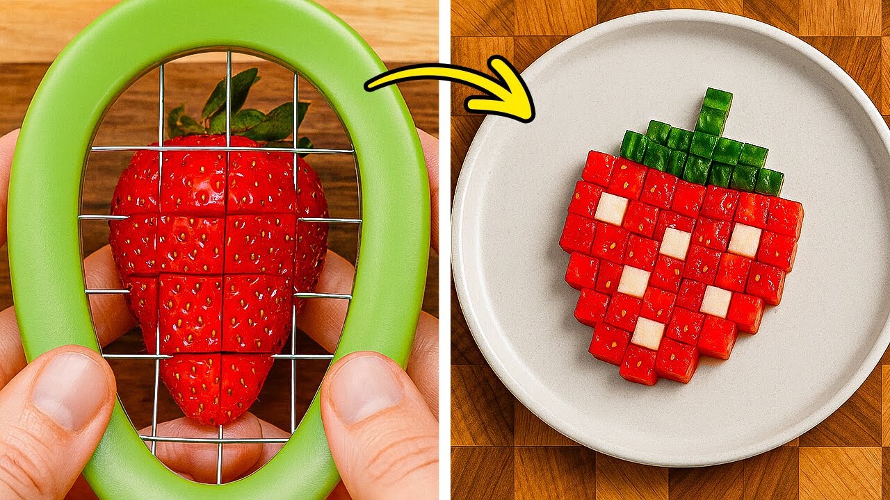 FUN WAYS TO CUT FRUITS! Easy & Creative Kitchen Hacks You’ll Love