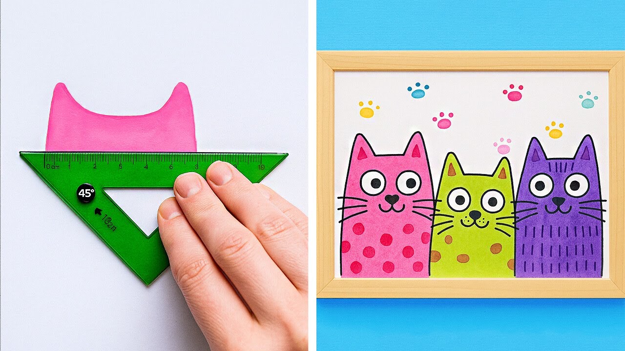 COLORFUL ART TIPS! Easy Drawing & Painting Hacks You Can Try  ✨
