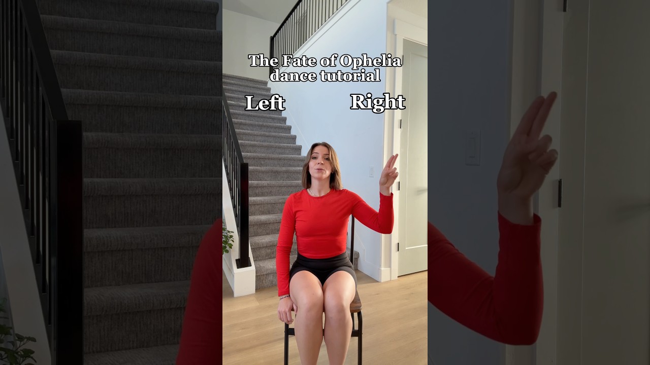 Chair dance tutorial The Fate of Ophelia. Choreo: Mandy Moore #dance #thefateofophelia #taylorswift