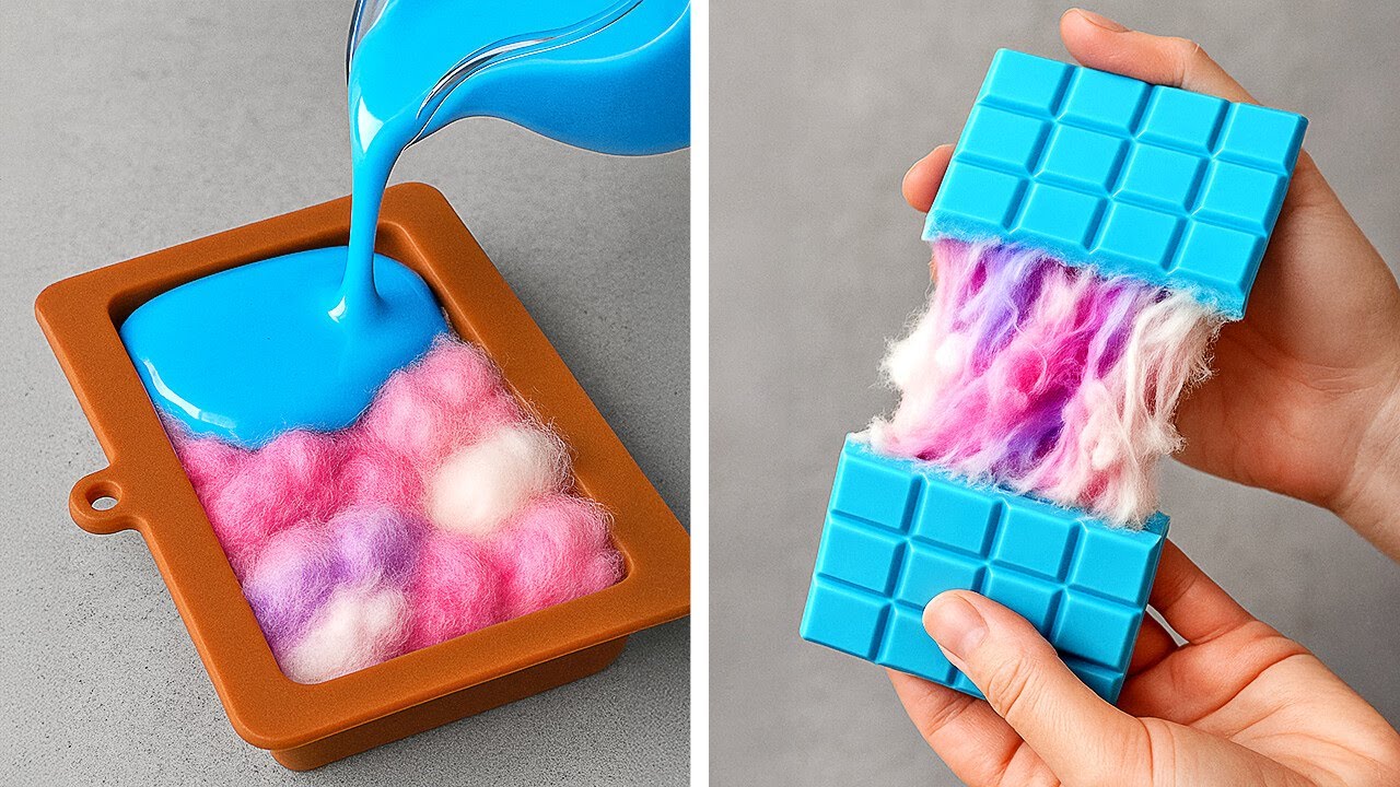 DESSERTS FROM ANOTHER GALAXY!  ✨ Rainbow Cotton Candy & Cosmic Chocolate Ideas!