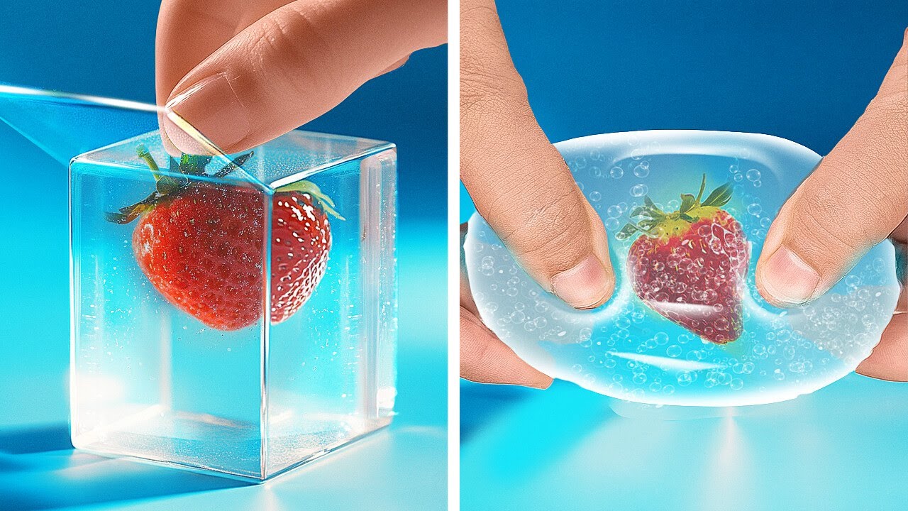 JELLY SAYISFYING FRUITS   DIY SQUISH IDEAS TO TRY AT HOME