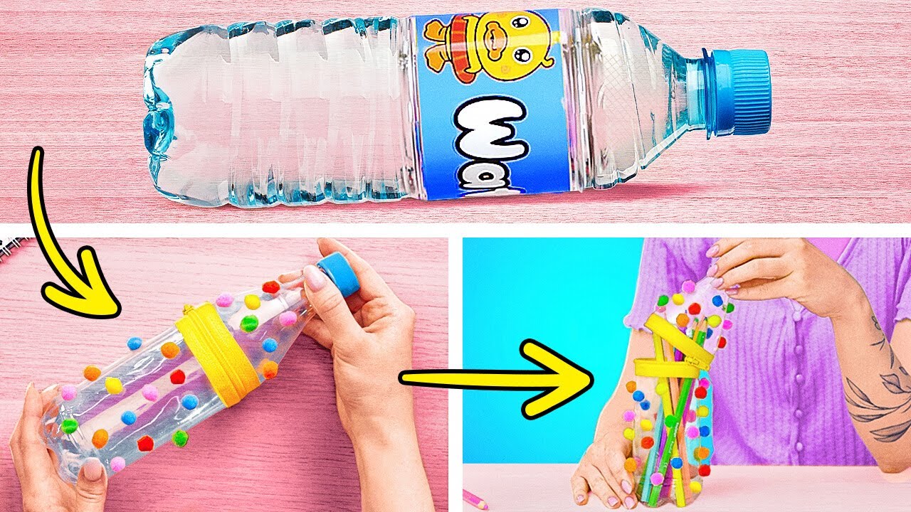 DIY PENCIL BOX ✏️♻️ CREATIVE UPCYCLING IDEAS!