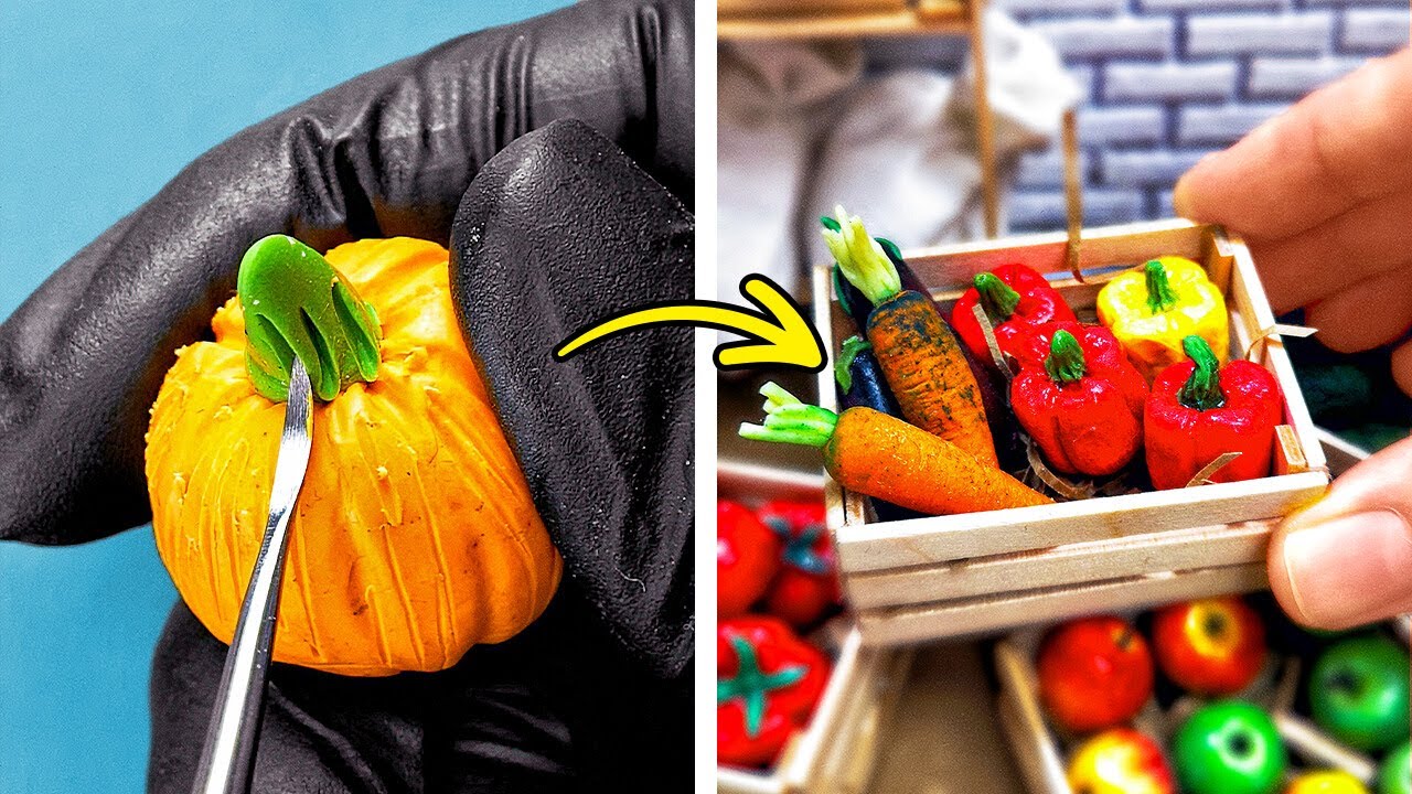 LET’S TRY THESE EASY AND COOLEST MINIATURE DIY CRAFTS