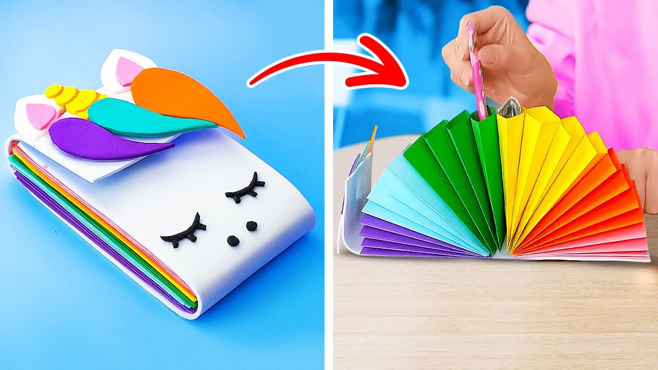 Genius School Hacks and DIY Stationery Projects You Won’t Believe!  ✨
